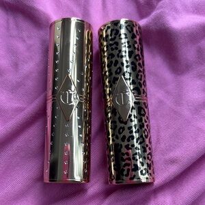 Charlotte Tilbury Silver and Black Lipstick Set